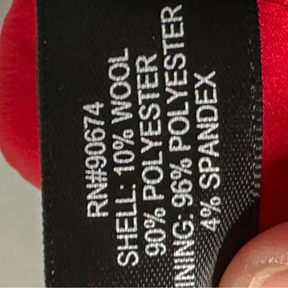 Boston Proper Holiday Plaid Mini Skirt red black wool‎ blend Size 12 Festive - Picture 3 of 11